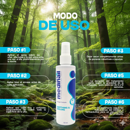 MEDINAIL - SPRAY PARA HOMGOS DEL PIEL