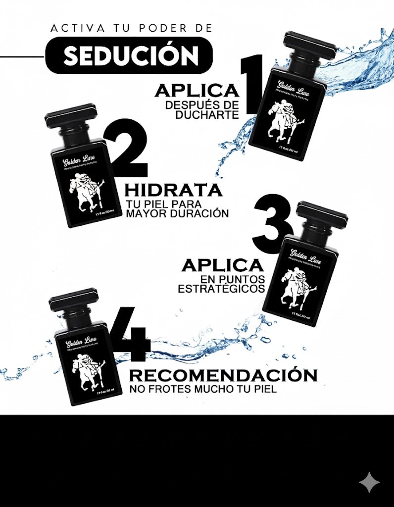 GOLDEN LURE TM - Fragancia Irresistible